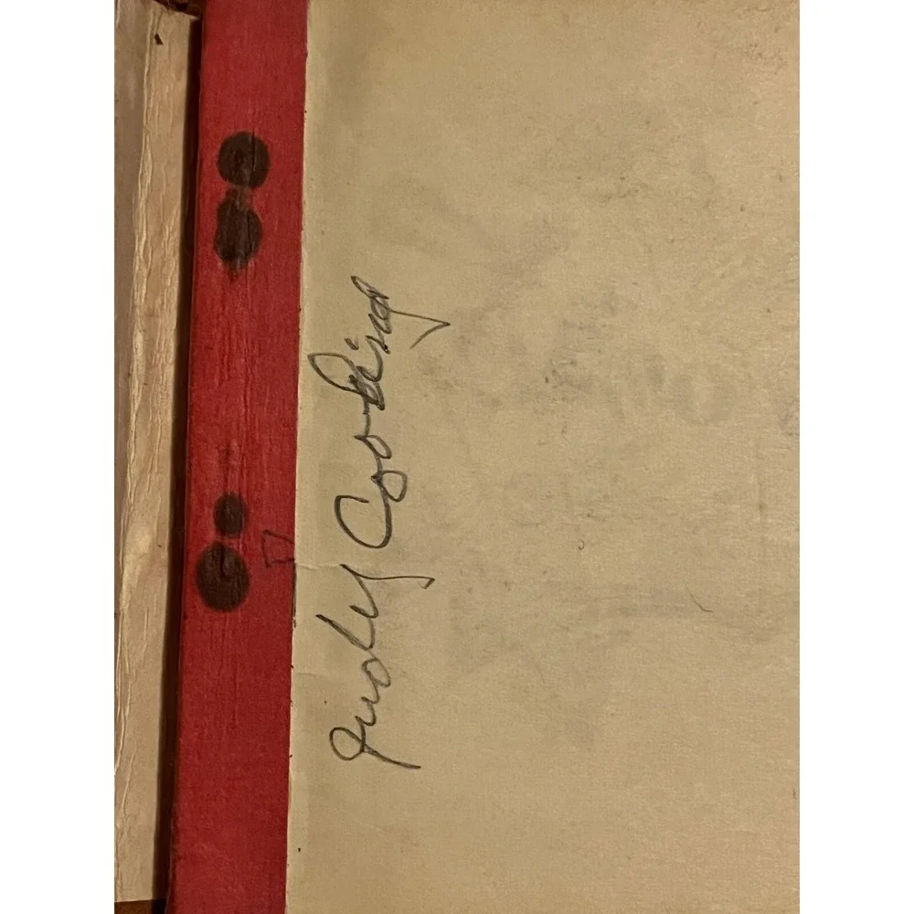 Vintage 1941-2 Grade School Autograph Book 7th‎ Grade California
